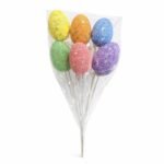 6cm Easter Egg Picks - 6pcs
