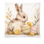 Bunny & Chick Cushion Cover - 40 x 40 cm