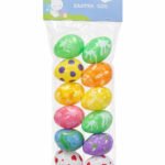 Fillable Easter Eggs 6cm (12 pcs)- Perfect for Egg Hunt