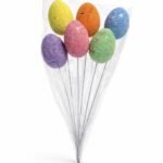 7cm Easter Egg Picks - 6pcs