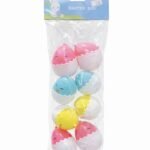Fillable Easter Eggs 6cm (8 pcs)- Perfect for Egg Hunt