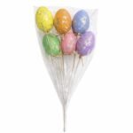 6cm Easter Egg Picks - 6pcs